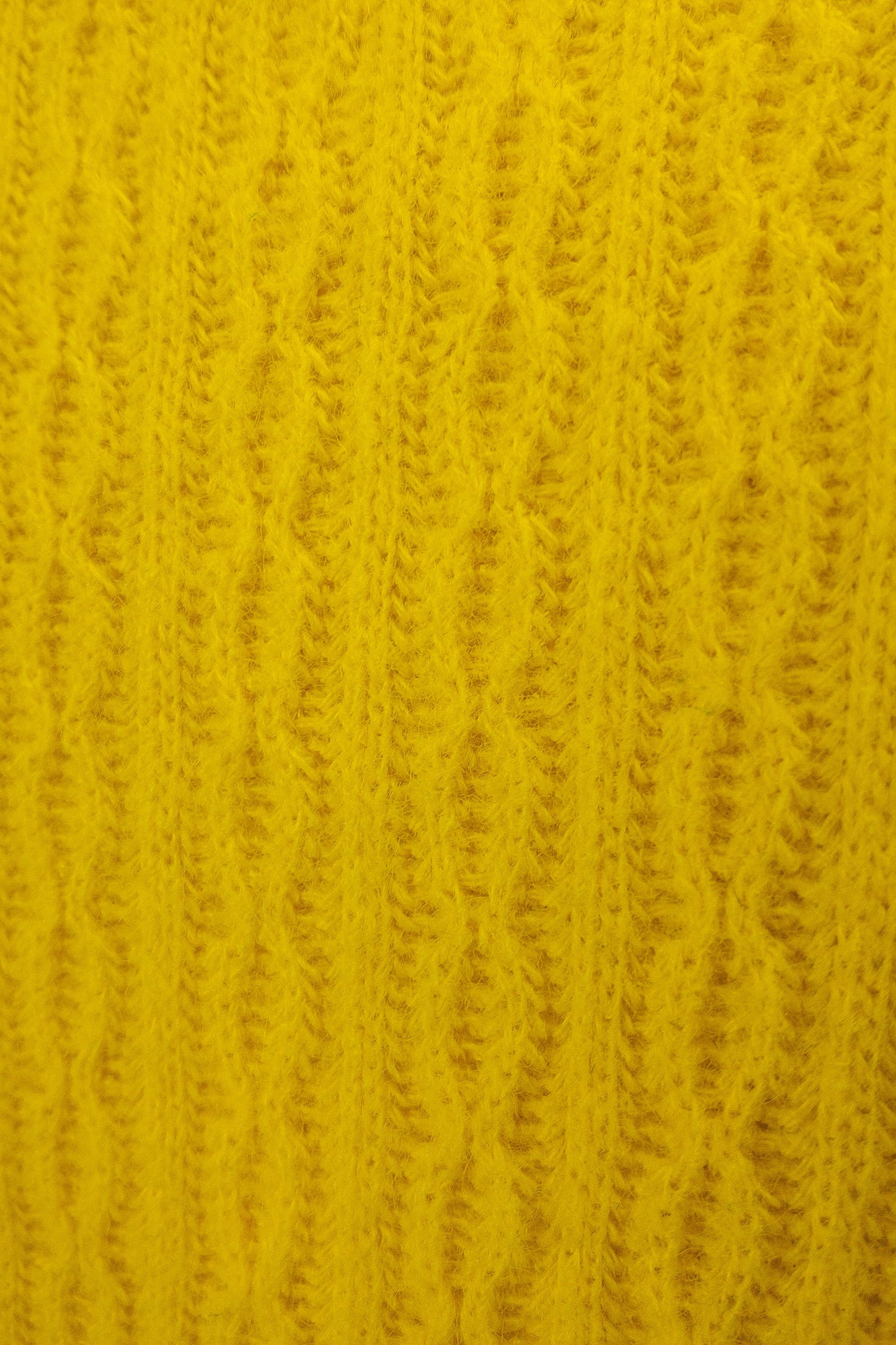 60's Canary Yellow Sweater | XS/S