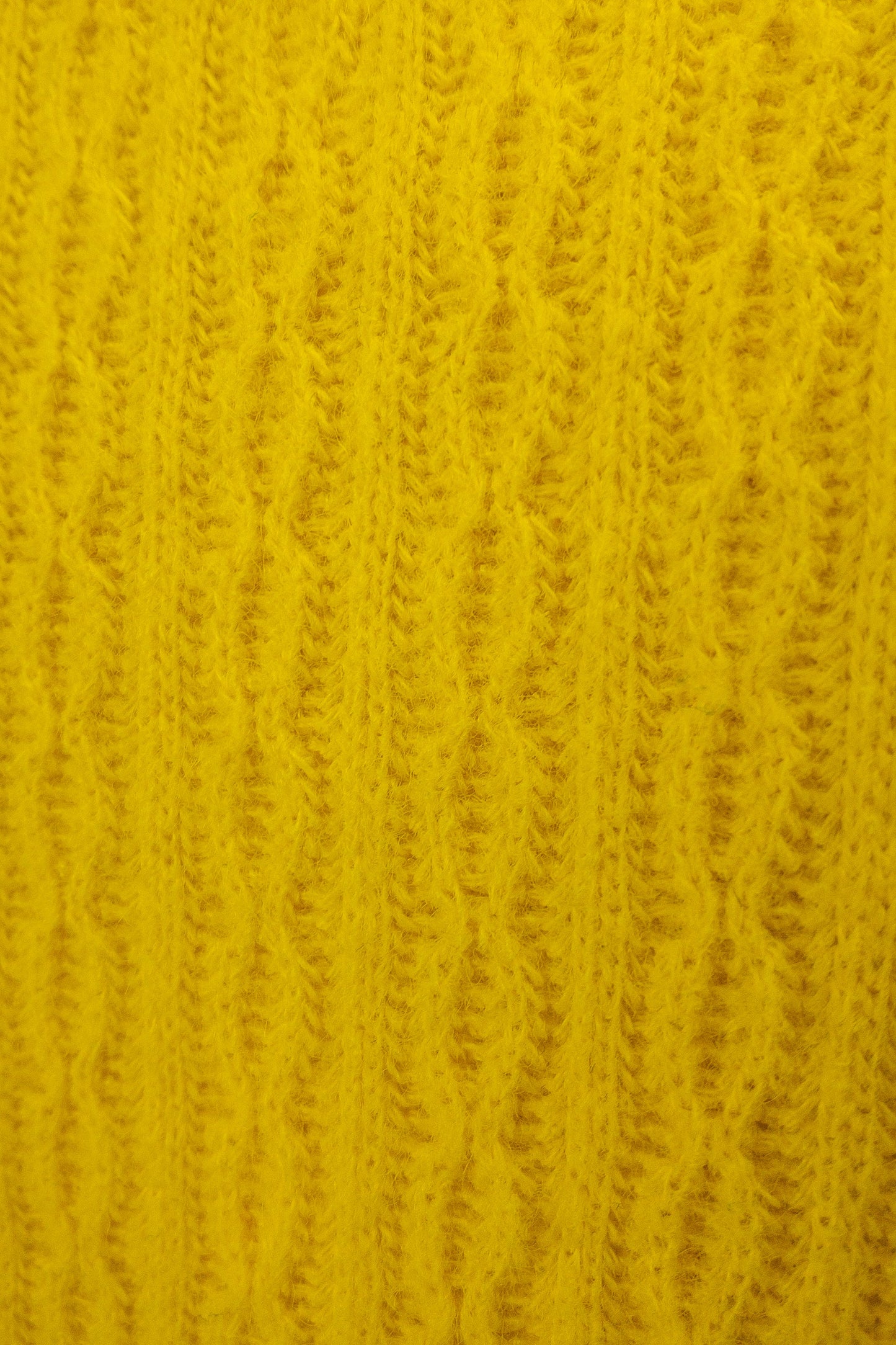 60's Canary Yellow Sweater | XS/S
