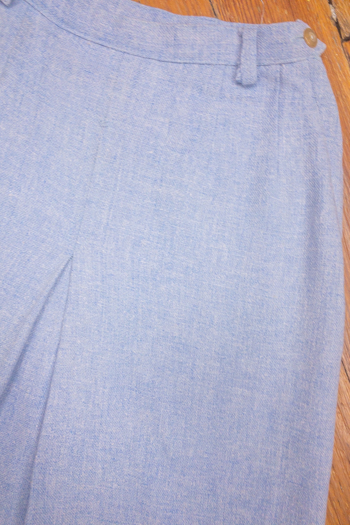 60s Blue Tweed Mini Skirt | 24