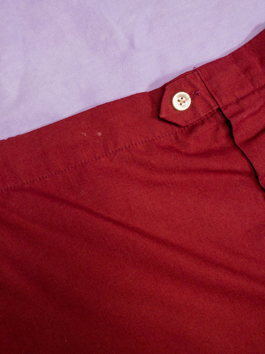 60's Maroon Swim Trunks | L/XL