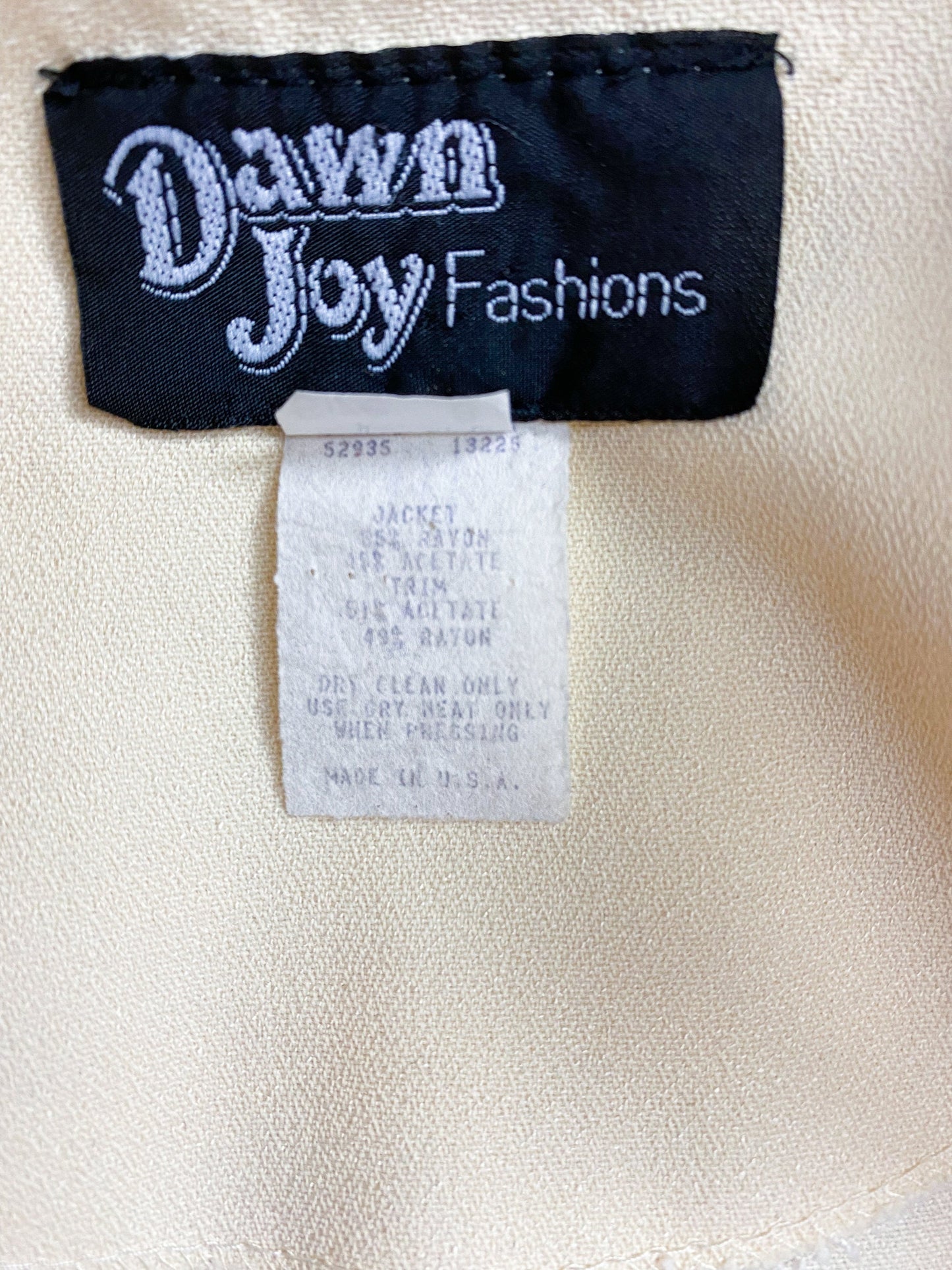 90's Cropped Cream Blazer | M