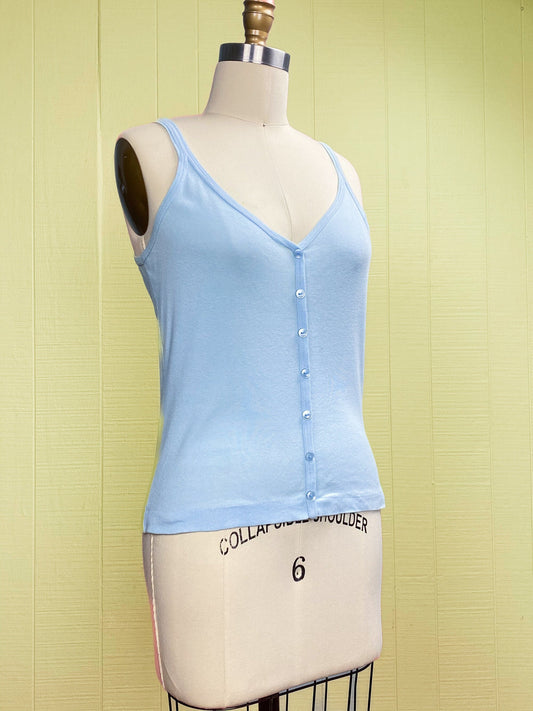 70's 80's Baby Blue Tank | S/M/L