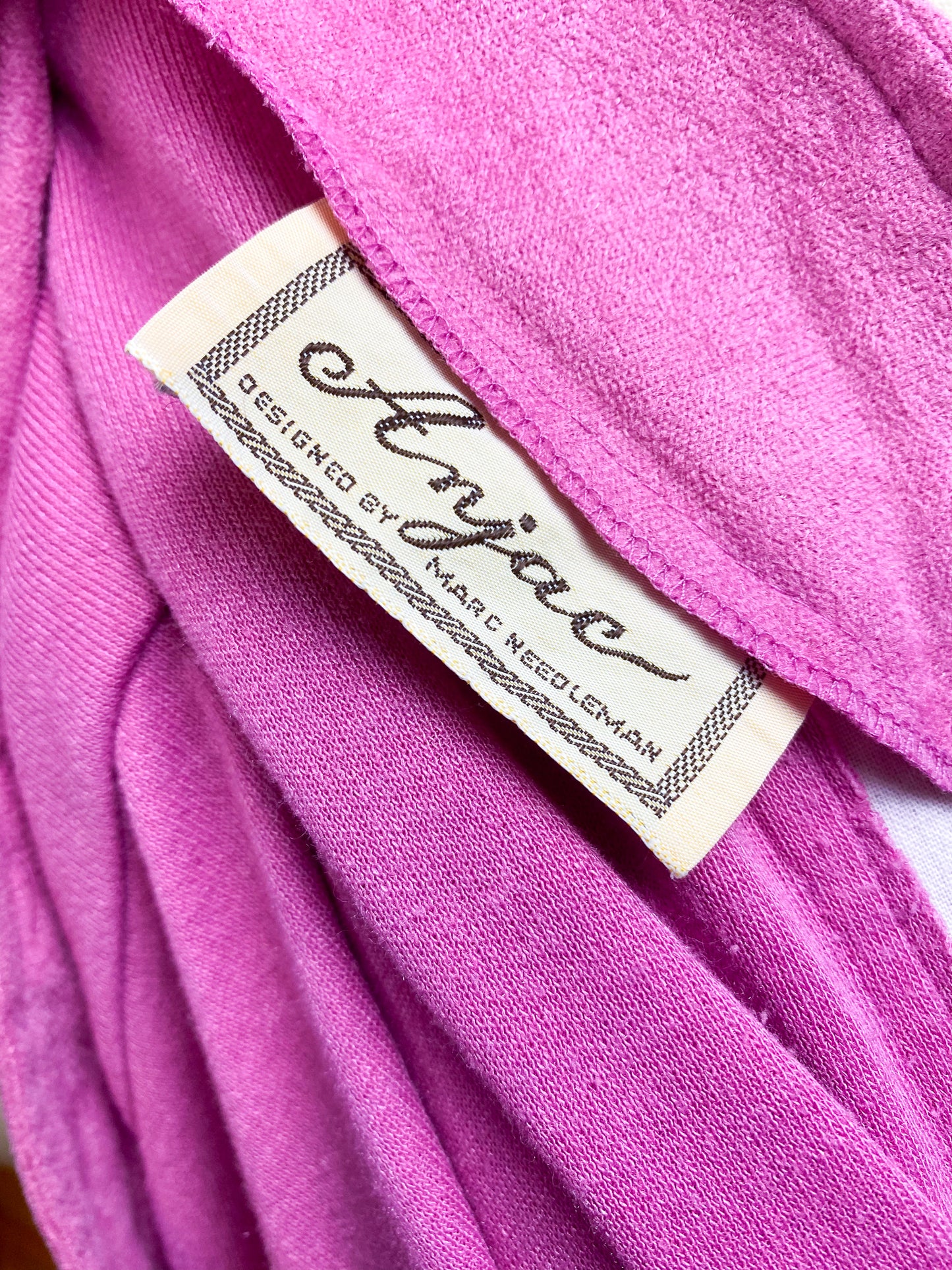 80's Pink Suedette Dress