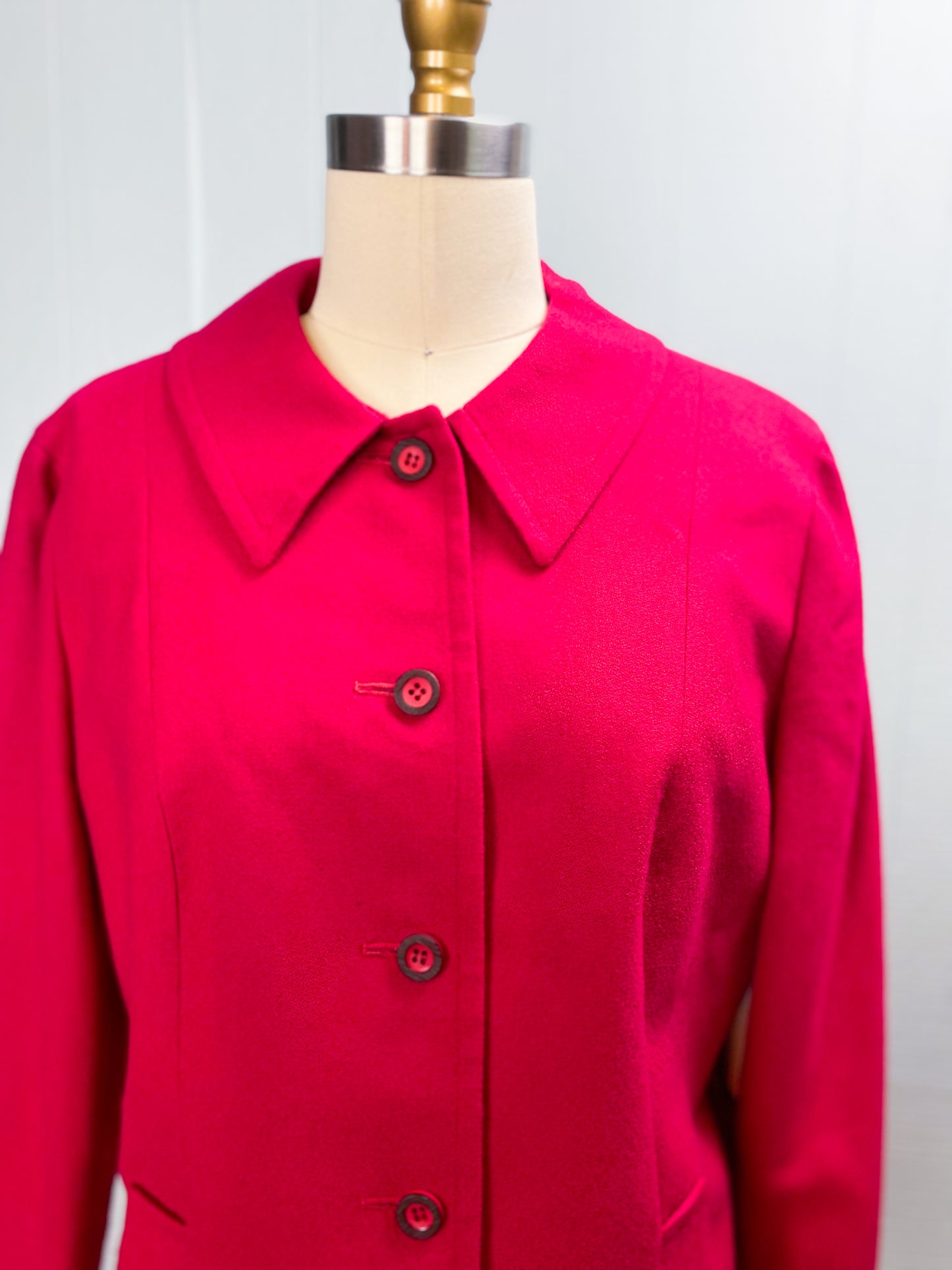 Magenta Pink Pendleton Blazer | L