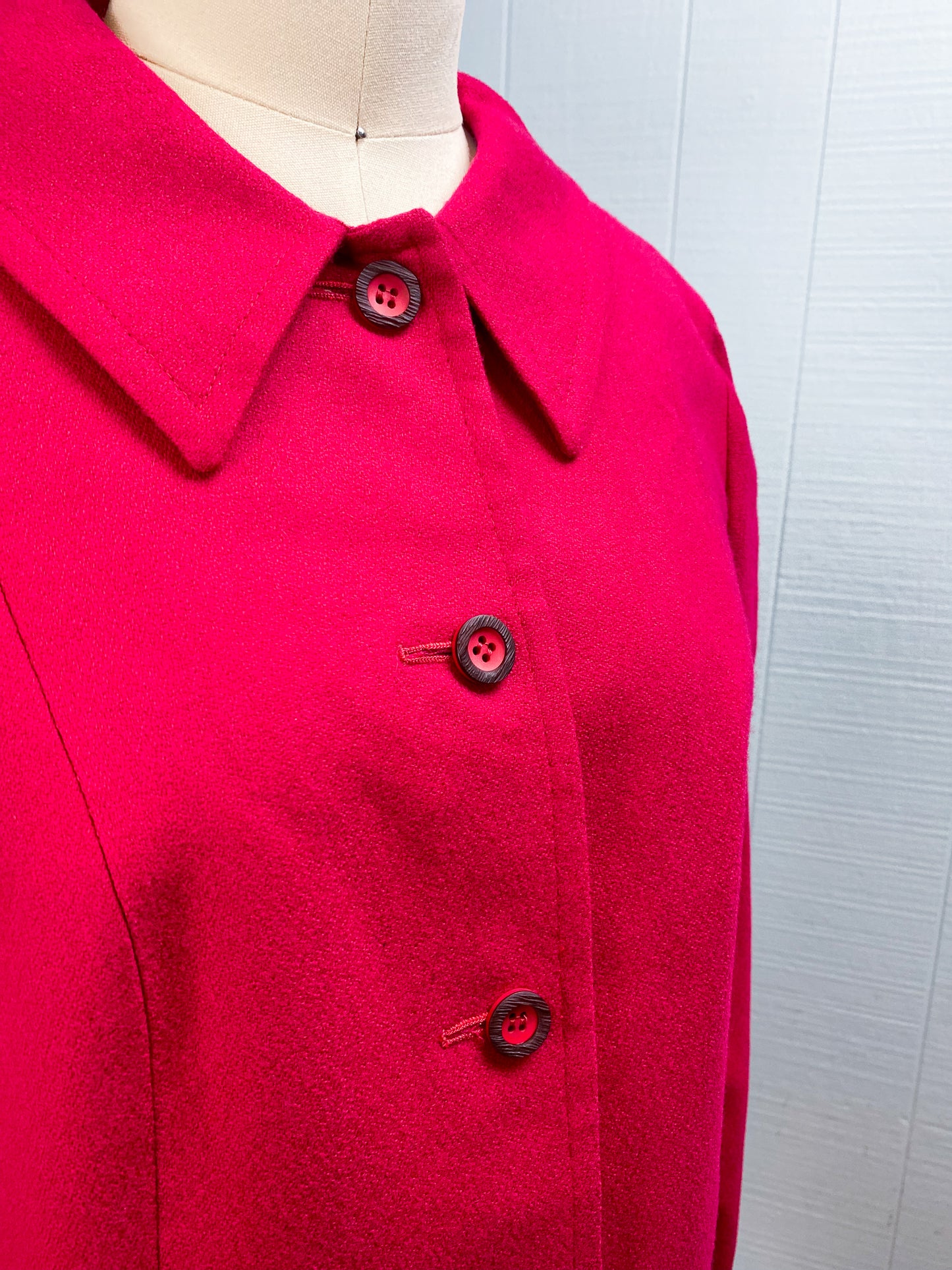 Magenta Pink Pendleton Blazer | L
