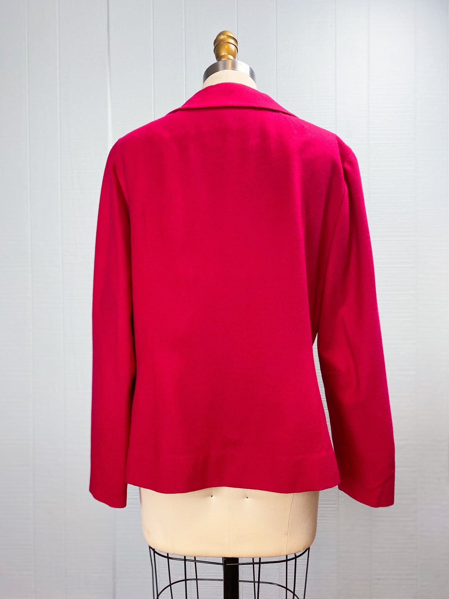 Magenta Pink Pendleton Blazer | L