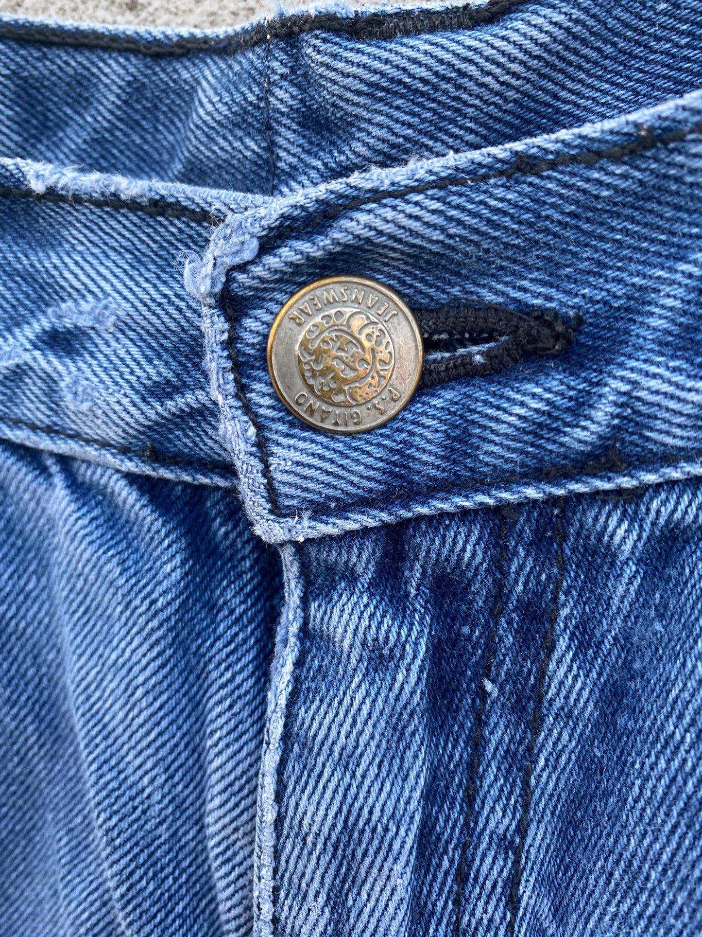 80's 90's Gitano Mid Blue Jeans | 27" x 25"