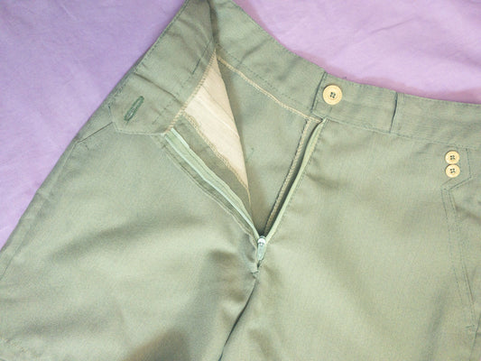 70's Seafoam Green Short | 24"