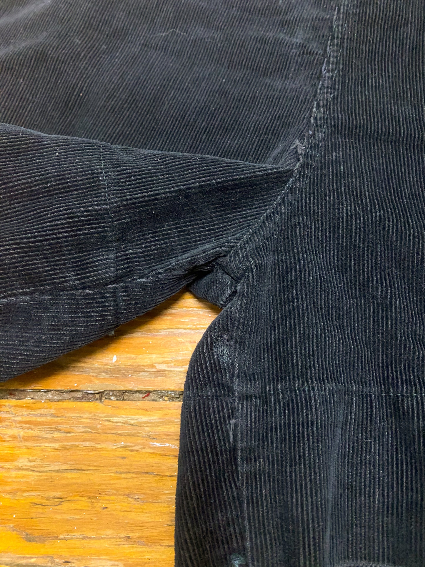 50's 60's Black Cord Shorts | W: 30"