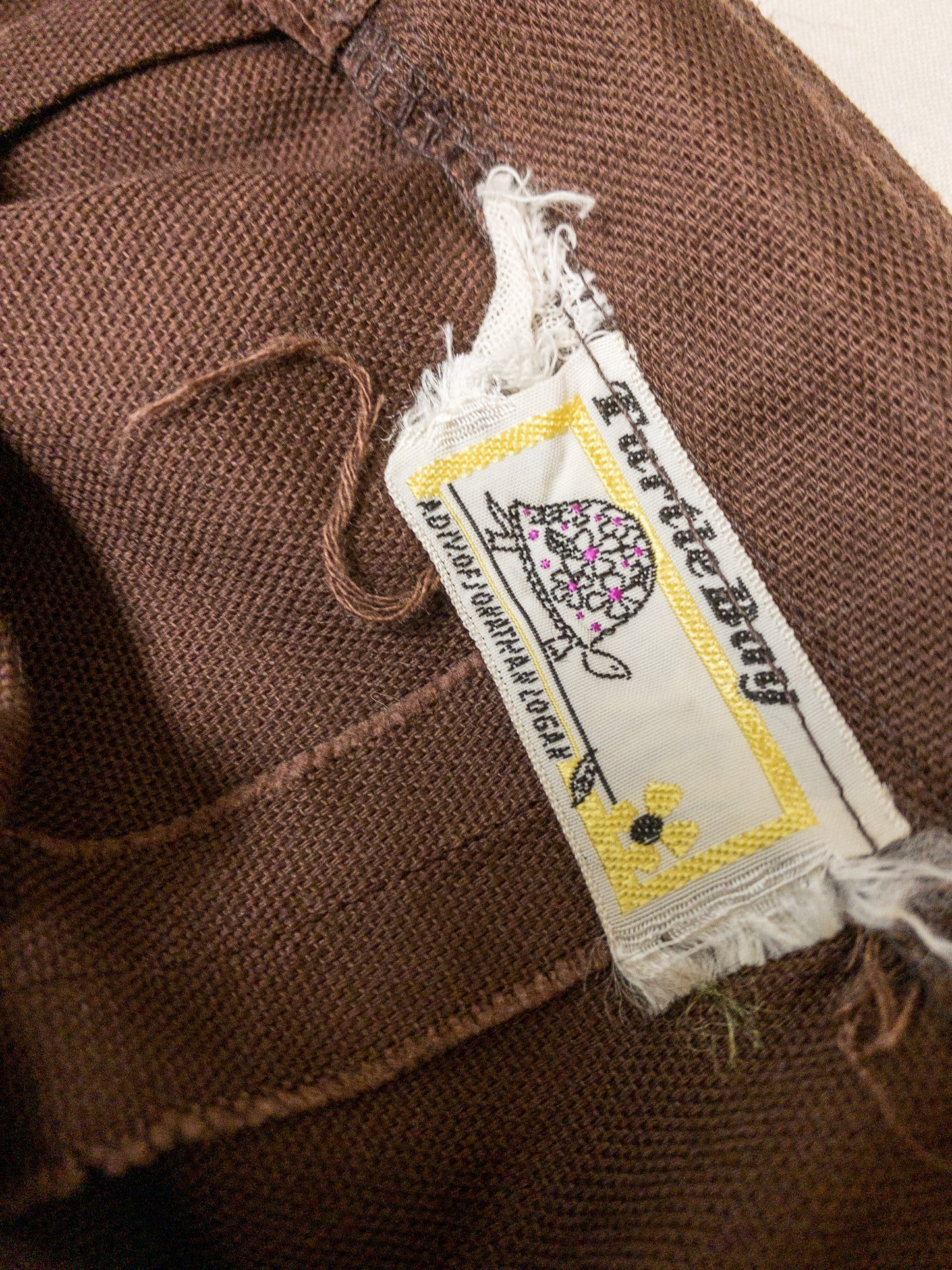 60's Brown Buckle Shorts | 25"