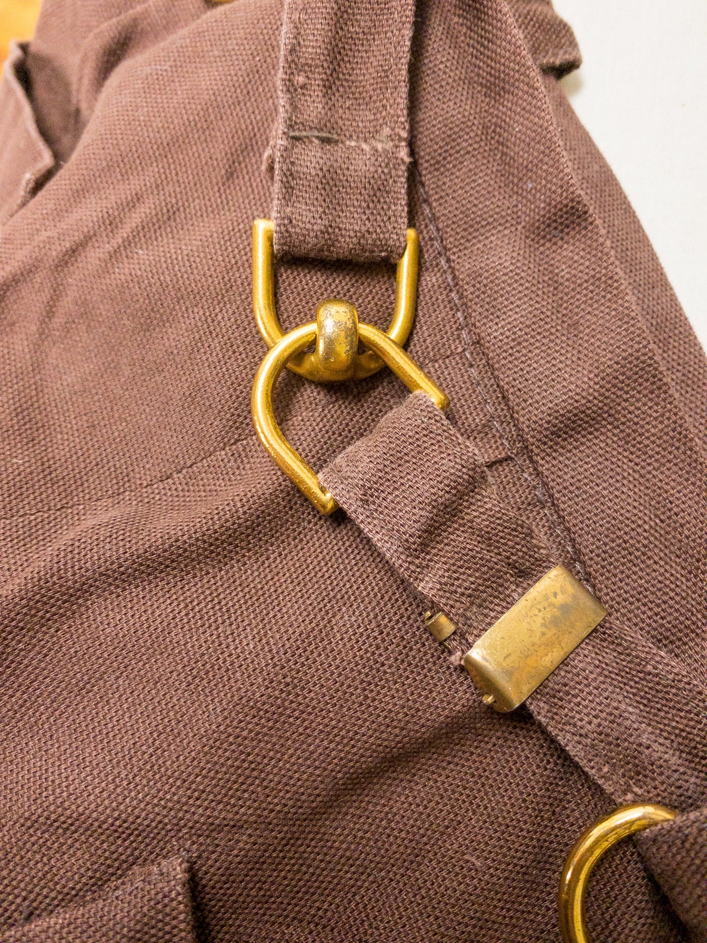 60's Brown Buckle Shorts | 25"