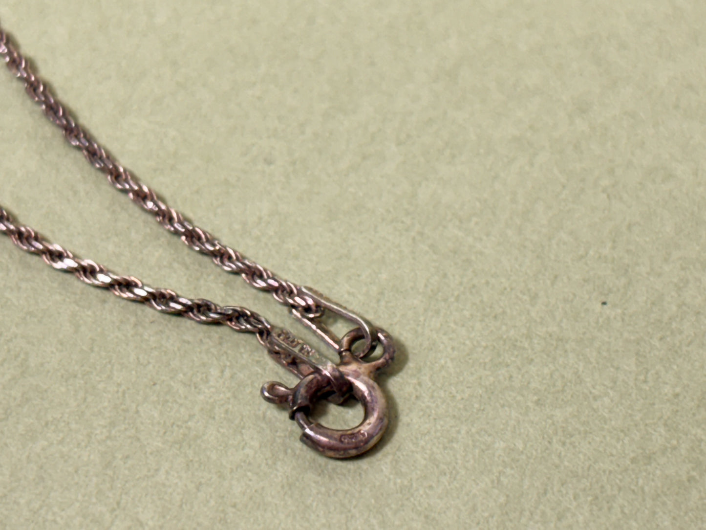 Sterling Silver 18" Twisted Baby Chain