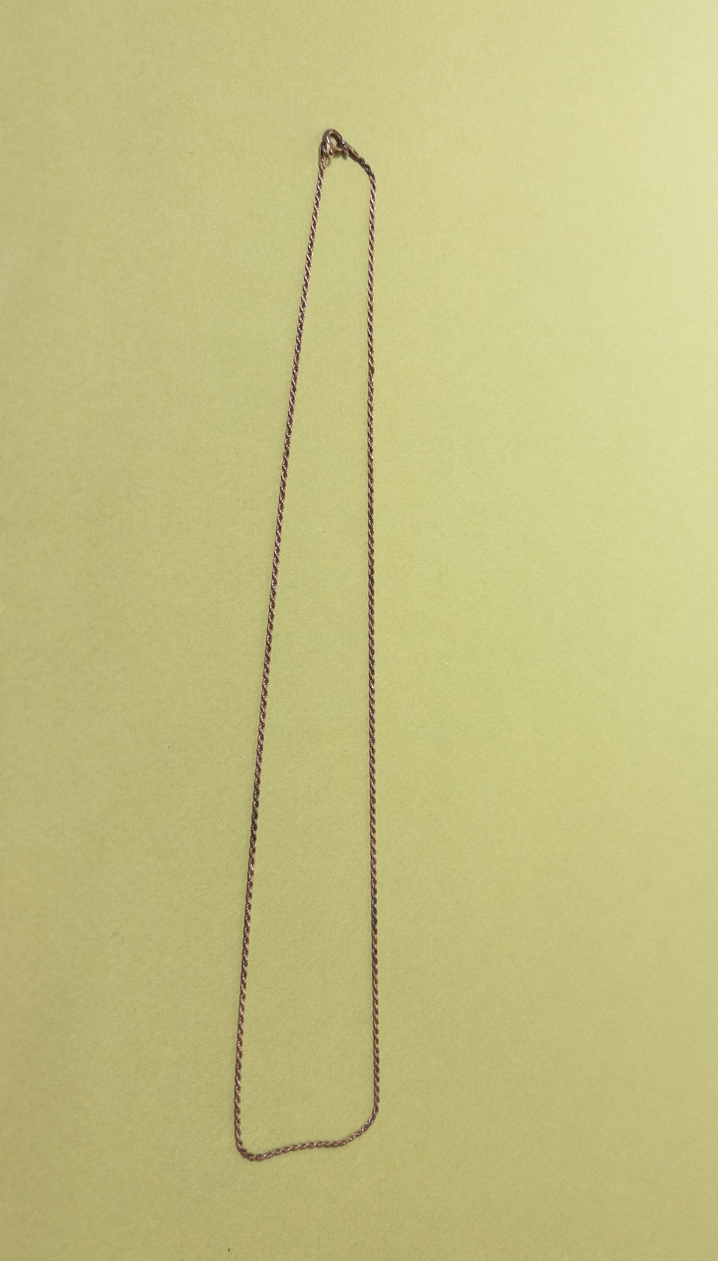 Sterling Silver 18" Twisted Baby Chain