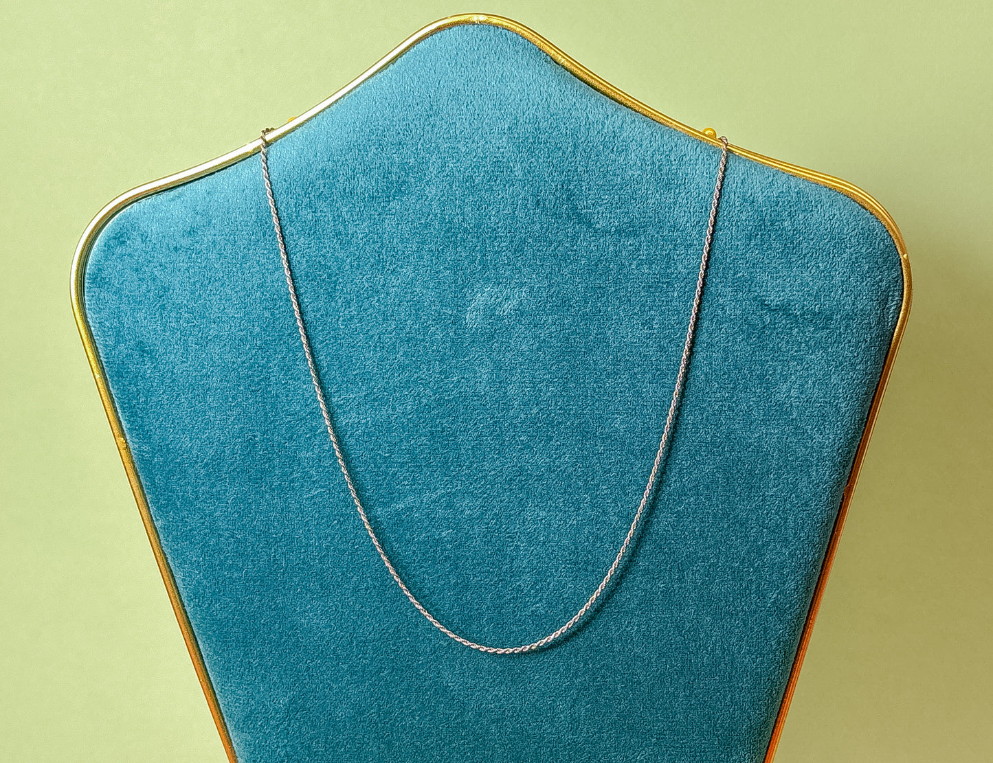 Sterling Silver 18" Twisted Baby Chain