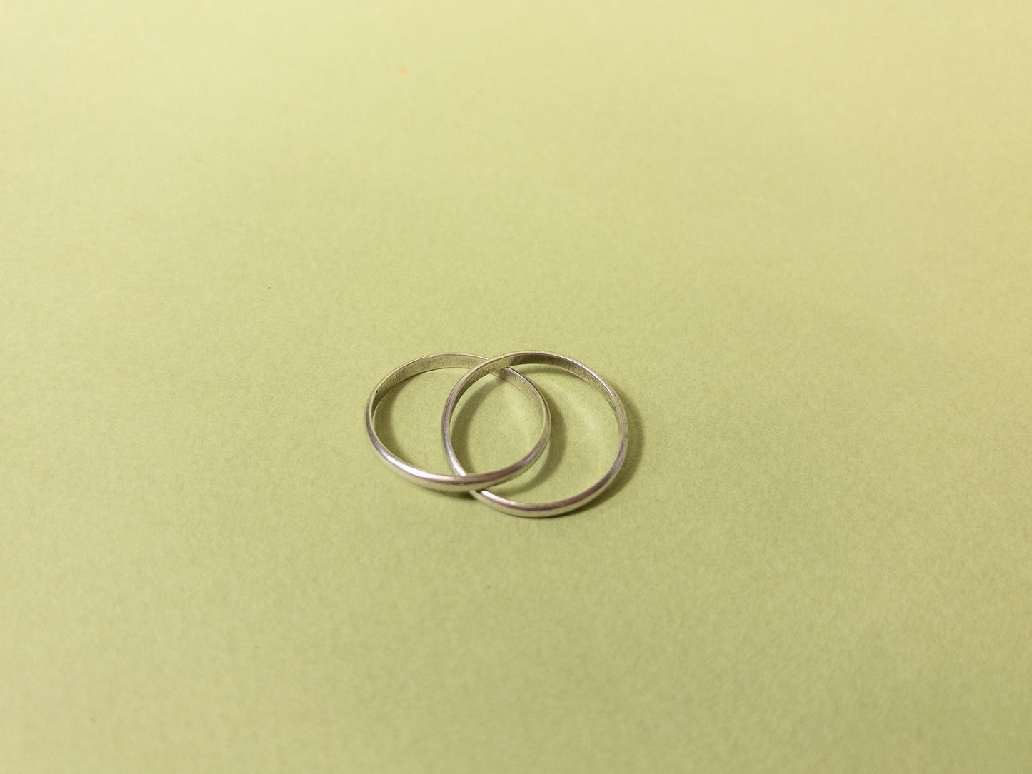 Sterling Silver Interlocked Multi Band Ring Sz 10