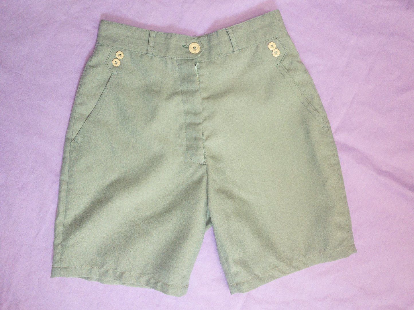 70's Seafoam Green Short | 24"