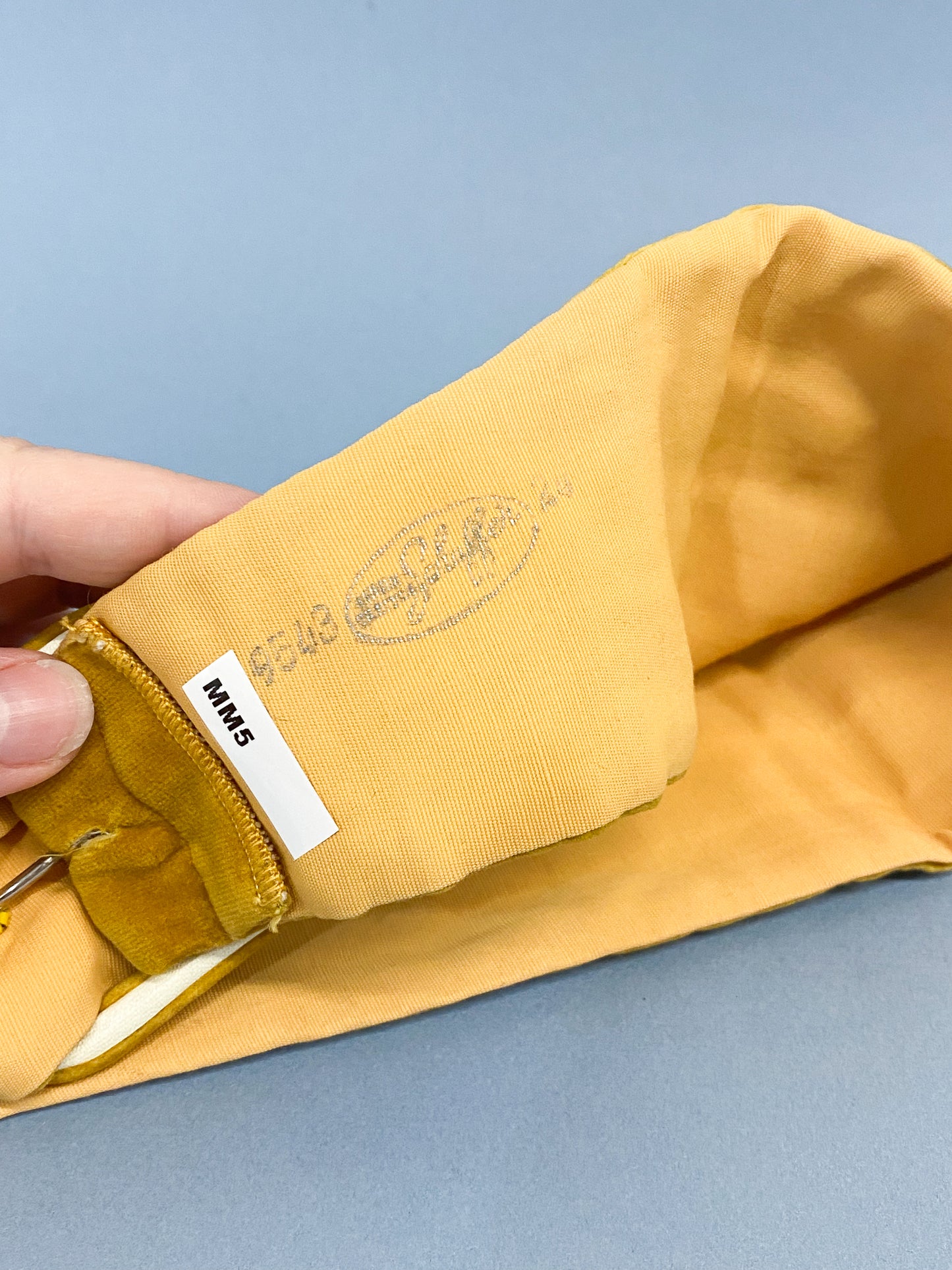 50's Mrs. Maisel Golden Mustard Yellow Cummerbund Belt W: 23"-25"