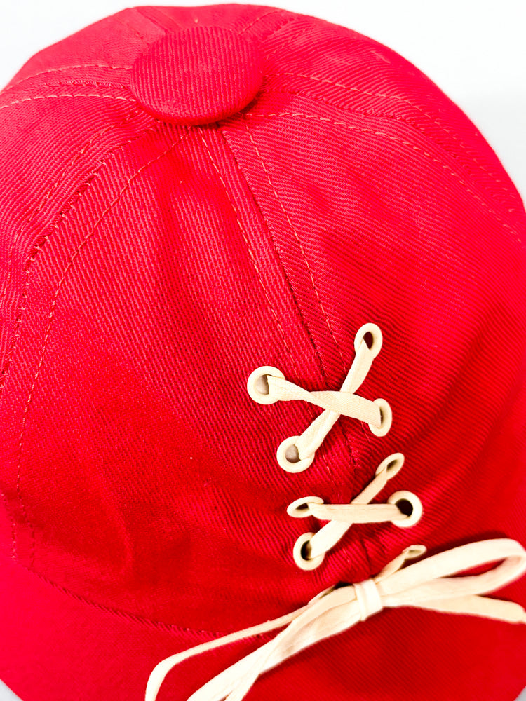 50s Mrs. Maisel Red Shoelace Sporty Baseball Cap