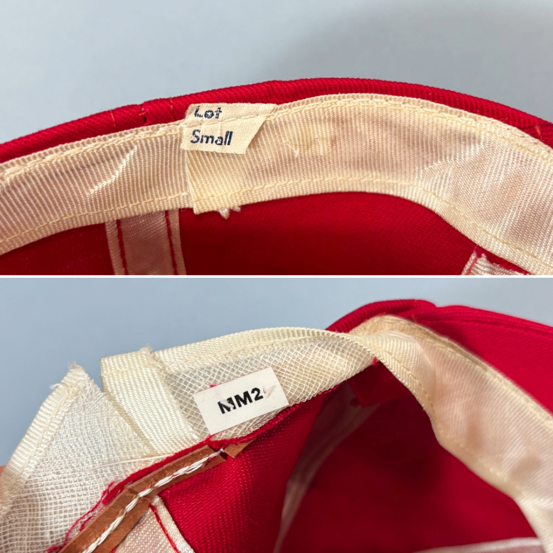 50s Mrs. Maisel Red Shoelace Sporty Baseball Cap