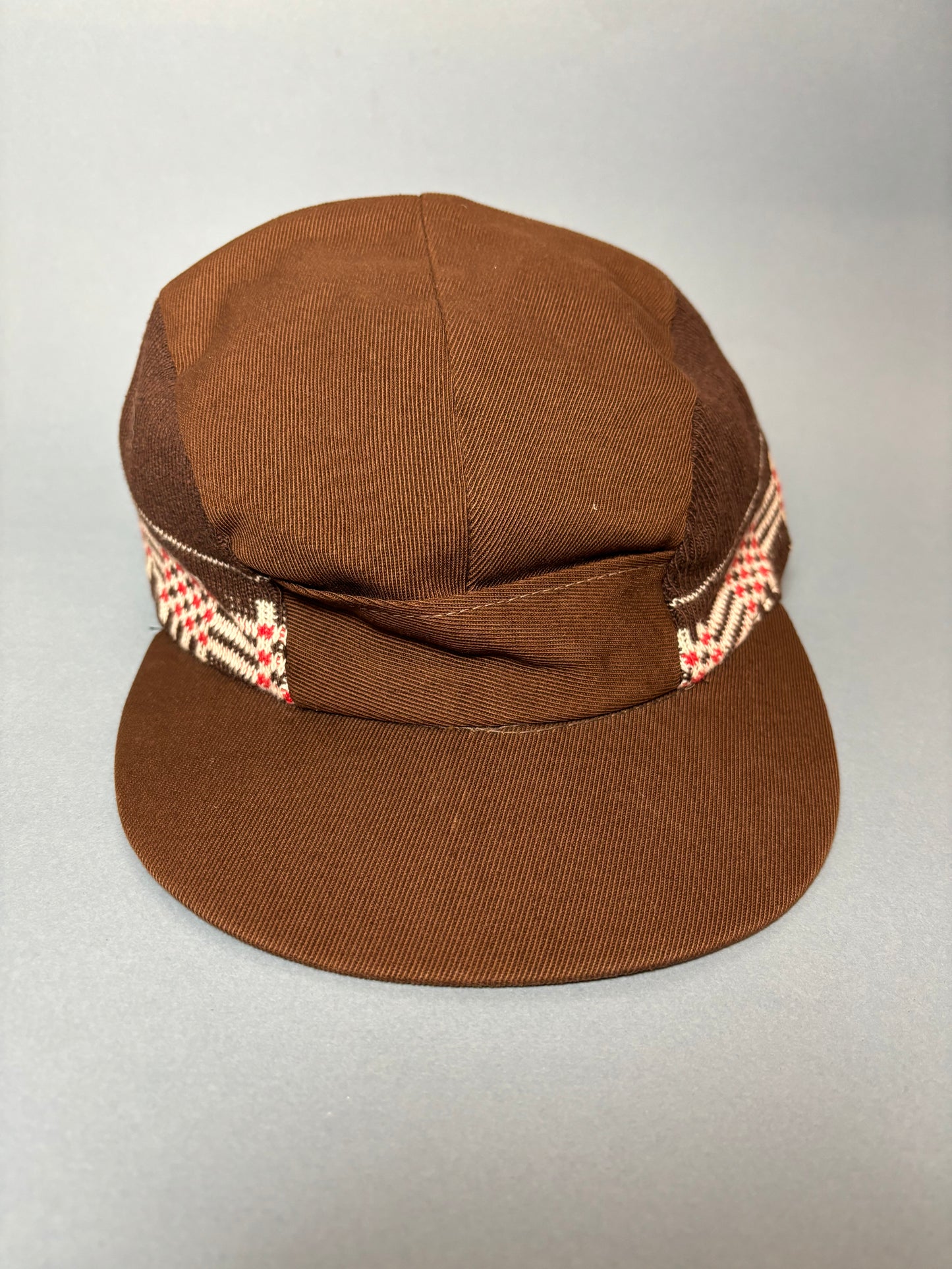 50's 60's "Marvelous Mrs. Maisel" Chocolate Brown Sweater Knit Earflap Winter Hat