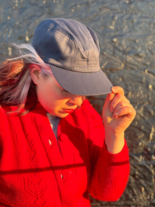 50's 60's Mrs. Maisel Navy Blue Baseball Cadet Hat