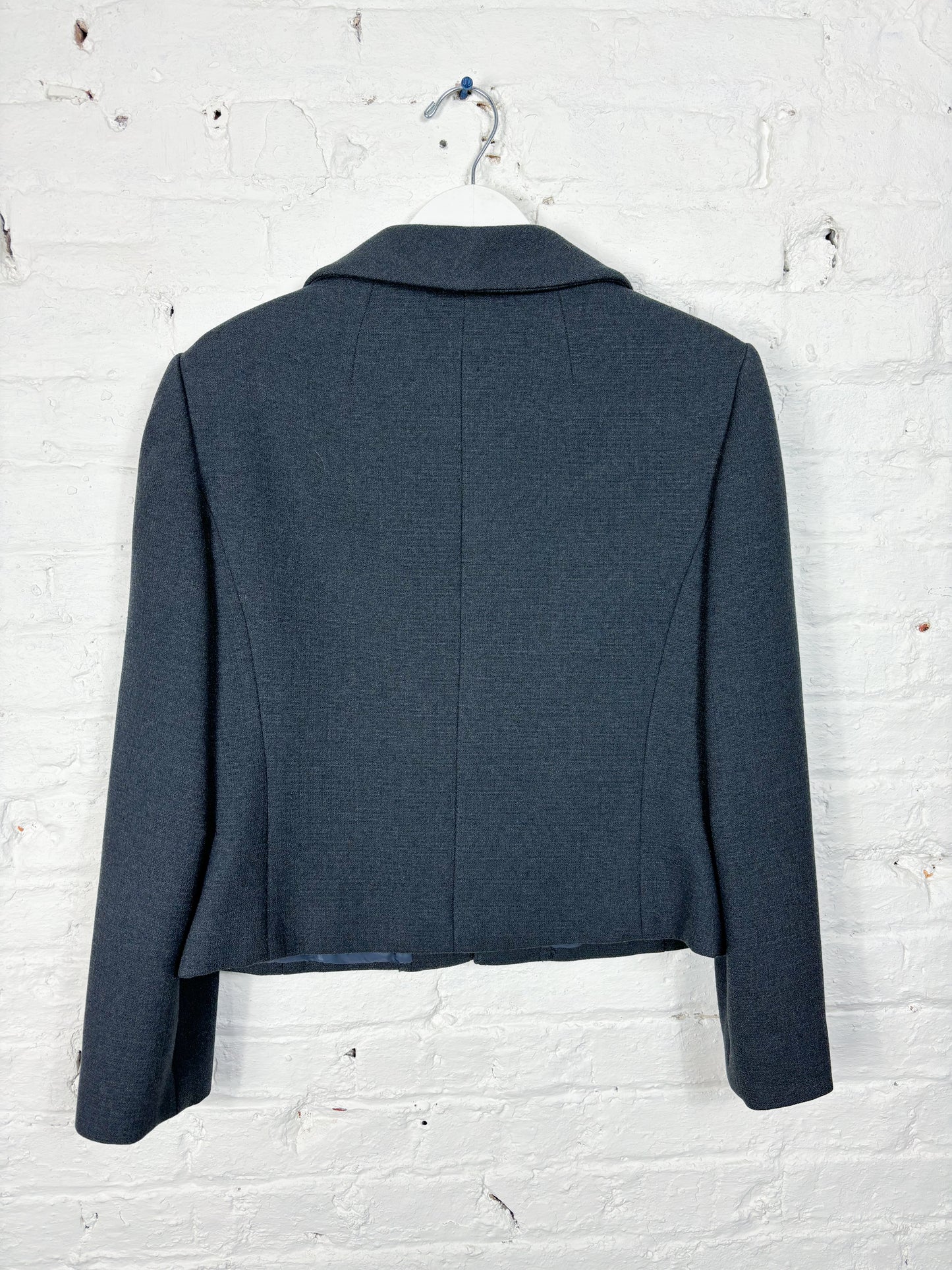60's Mrs. Maisel Charcoal Grey Cropped Jacket | S