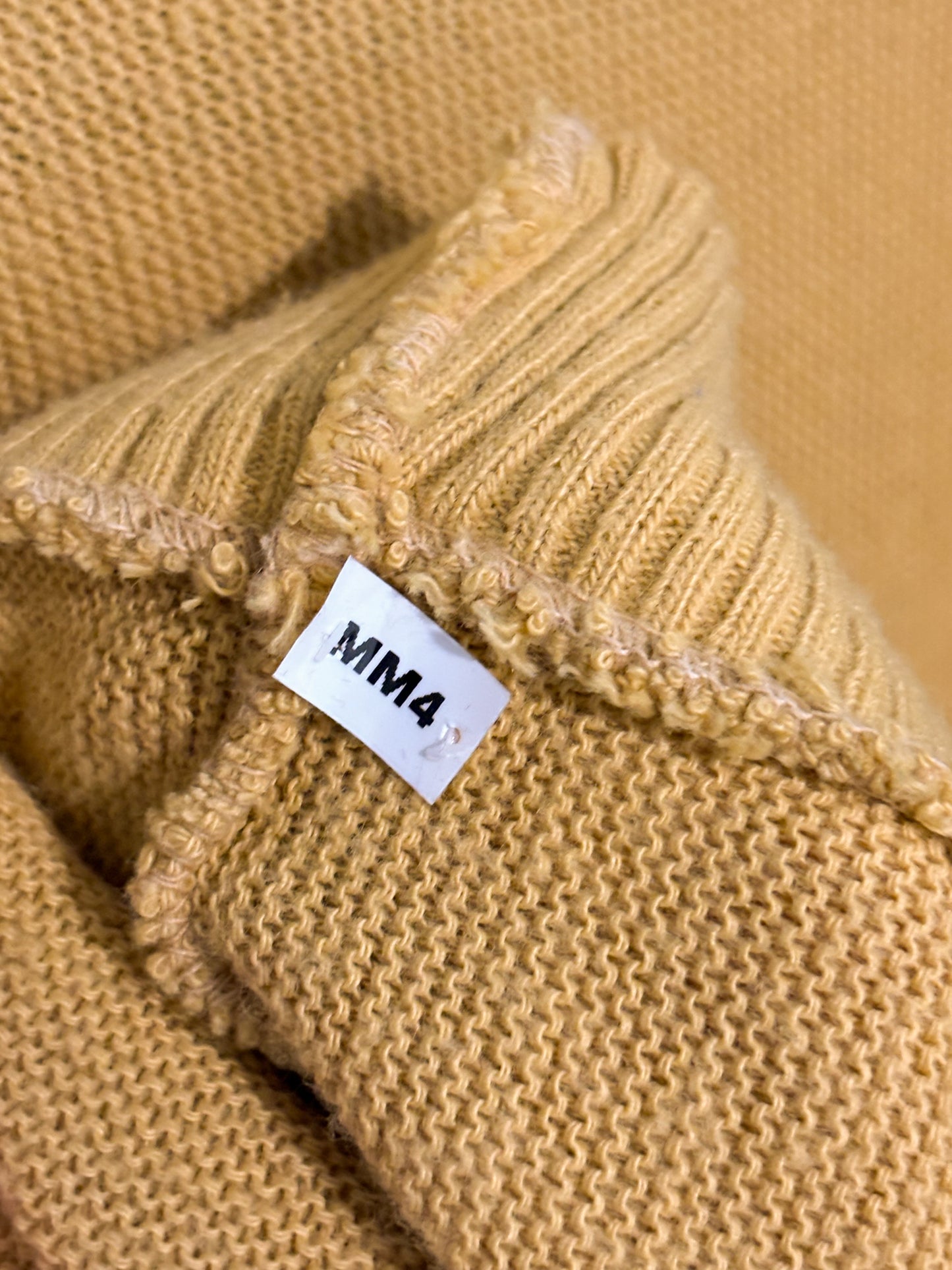 60's Mrs. Maisel Golden Yellow S/S Turtleneck Sweater | M/L