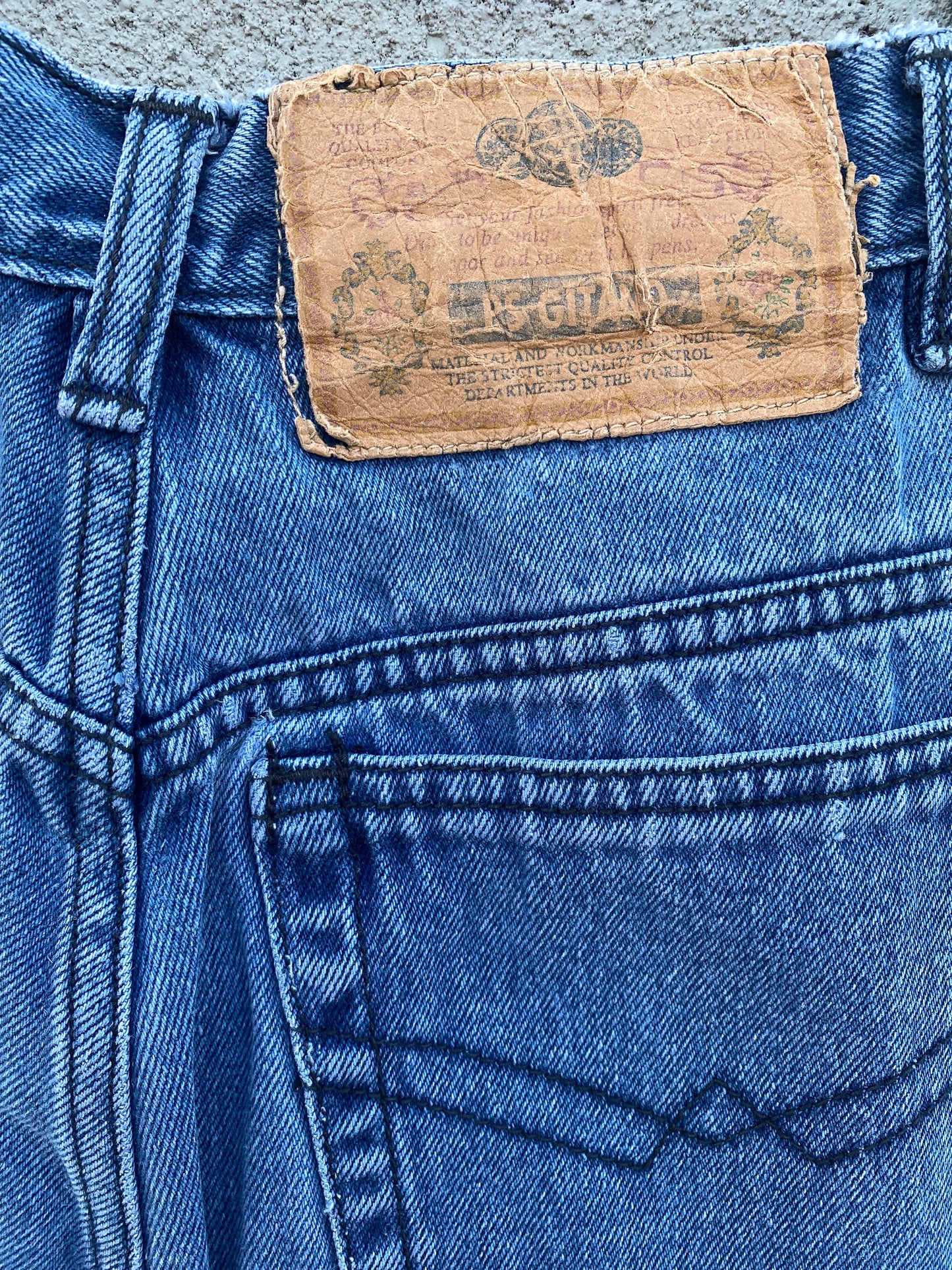 80's 90's Gitano Mid Blue Jeans | 27" x 25"