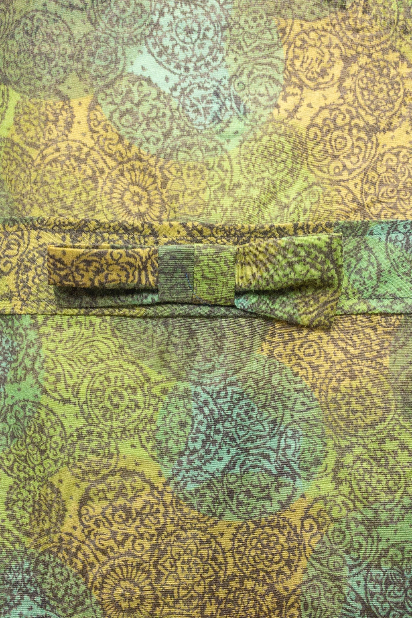 60s Green Watteau Shift | XS/S