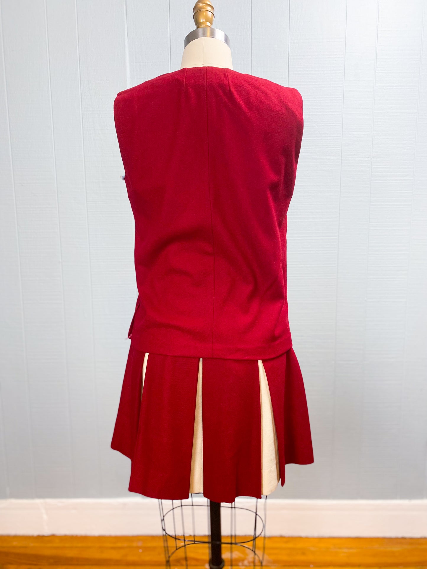 60s Red Cheerleading Uniform