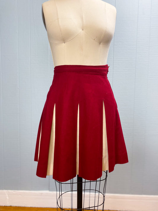60s Red Cheerleading Uniform