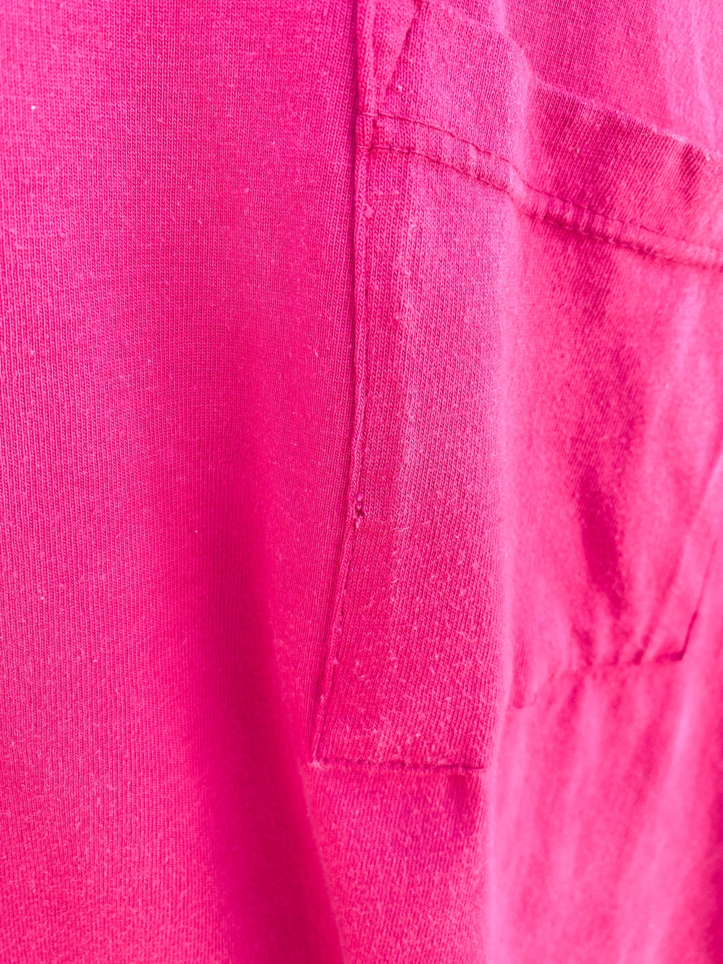 80's Capezio Magenta Mockneck Tank