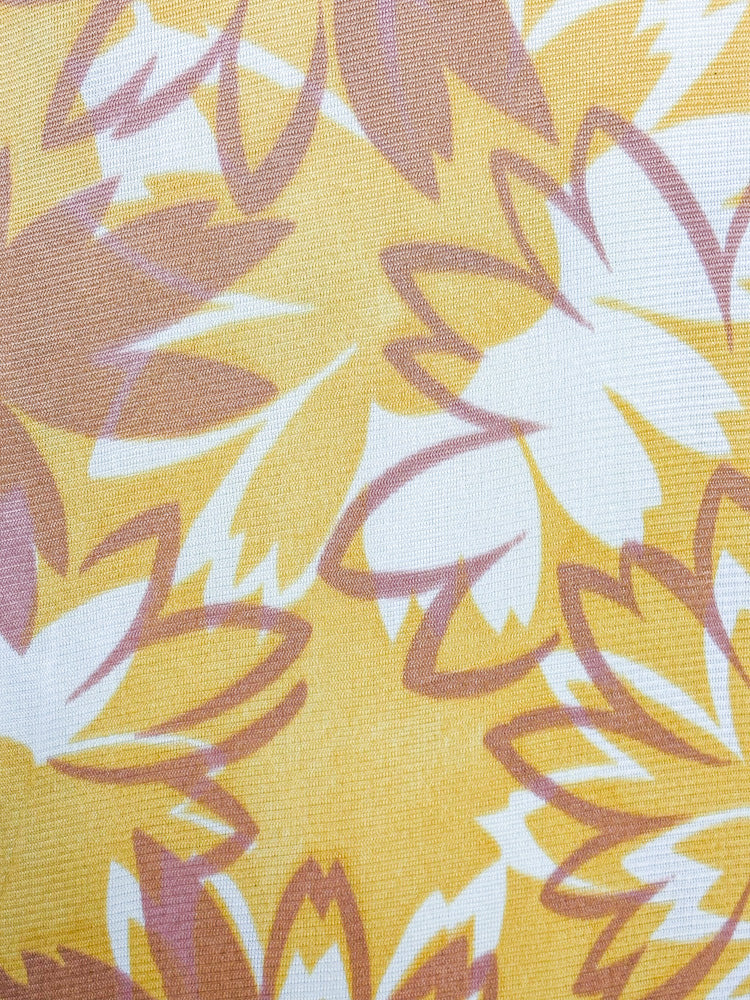 60s Mrs. Maisel Yellow Wild Daisy Dress | S/M