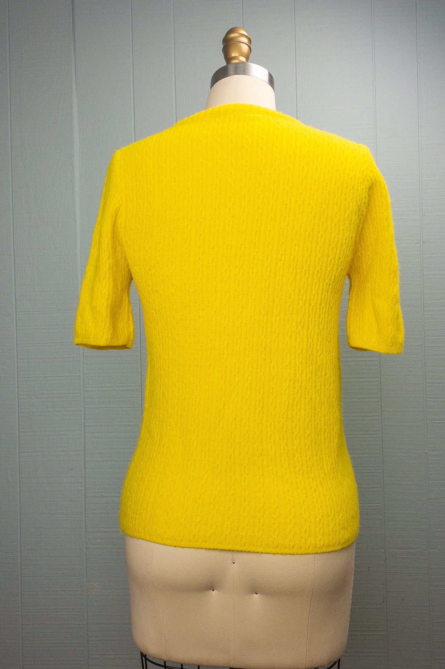 60's Canary Yellow Sweater | XS/S