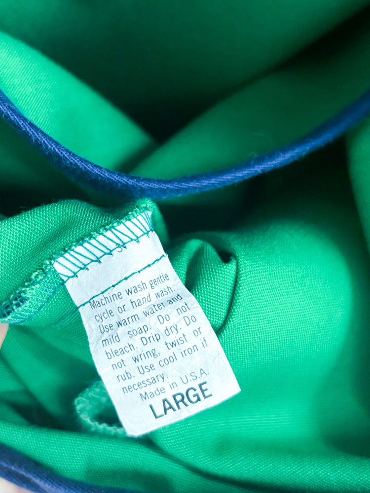 70's Kelly Green Wrap Skirt