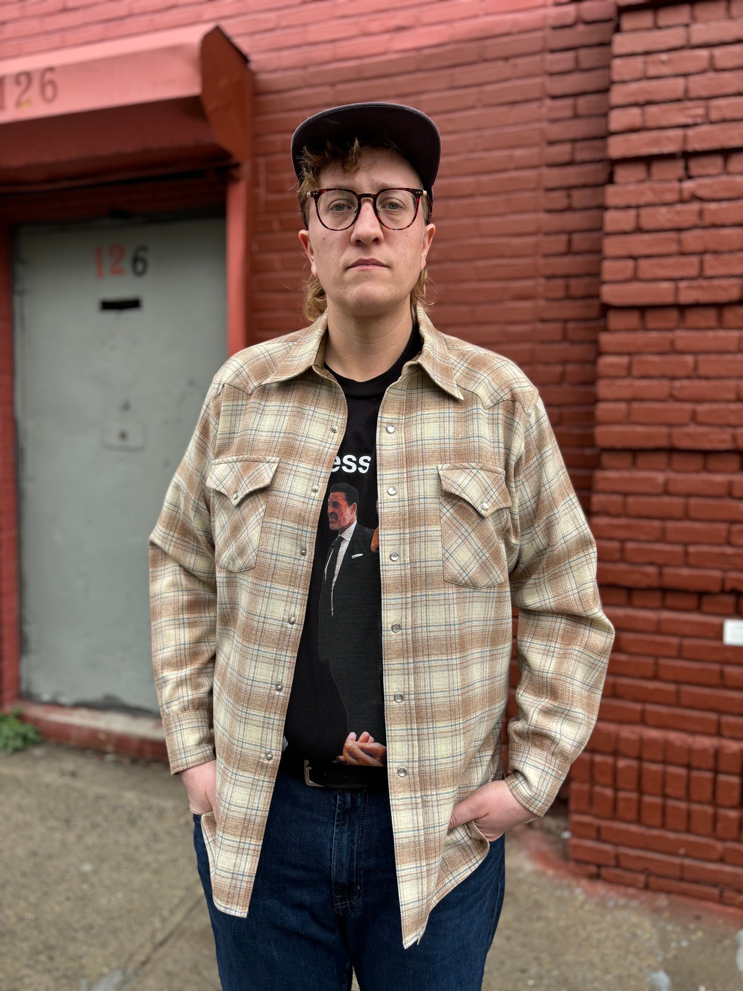 60's 70's Mrs. Maisel Pendleton Wool Flannel Western Shacket