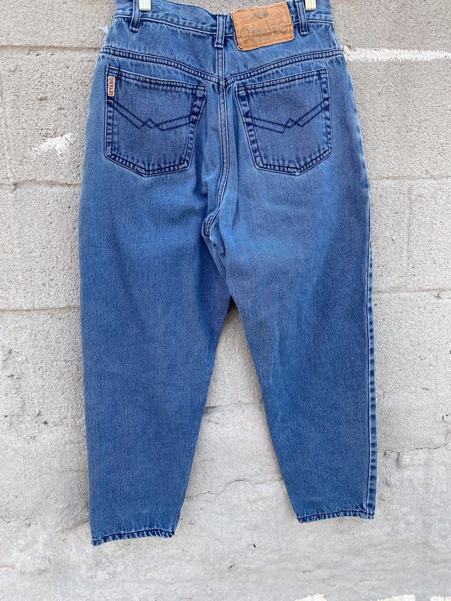 80's 90's Gitano Mid Blue Jeans | 27" x 25"