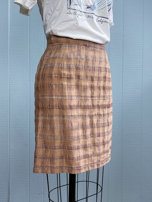 90's Preppy Plaid Mini Skirt | XS/S