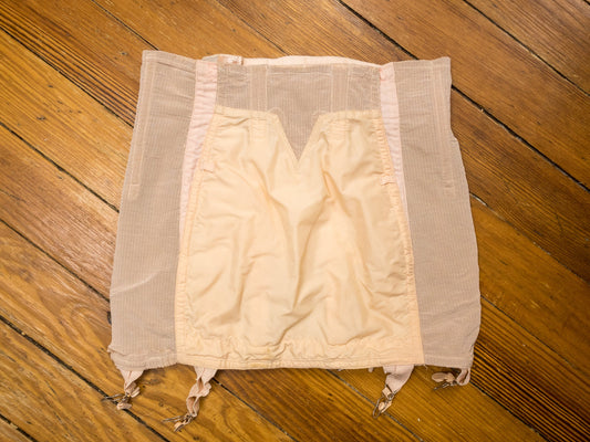 40's 50's Peach Pink Nemo Zip Girdle
