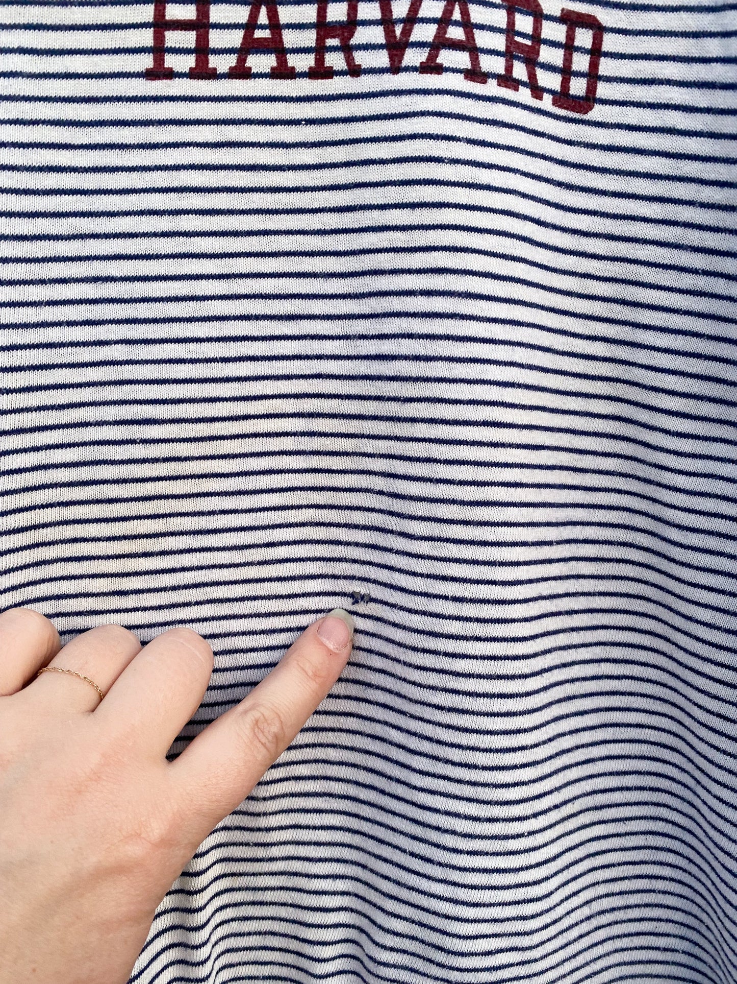 60's Harvard Stripe Champion Ringer Tee