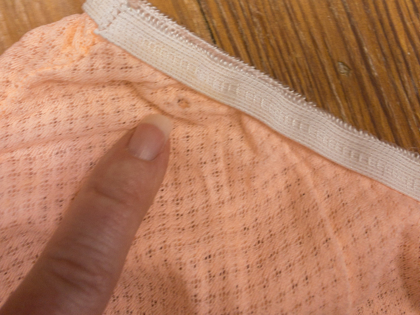 60's Coral Eyelet High Waist Underwear