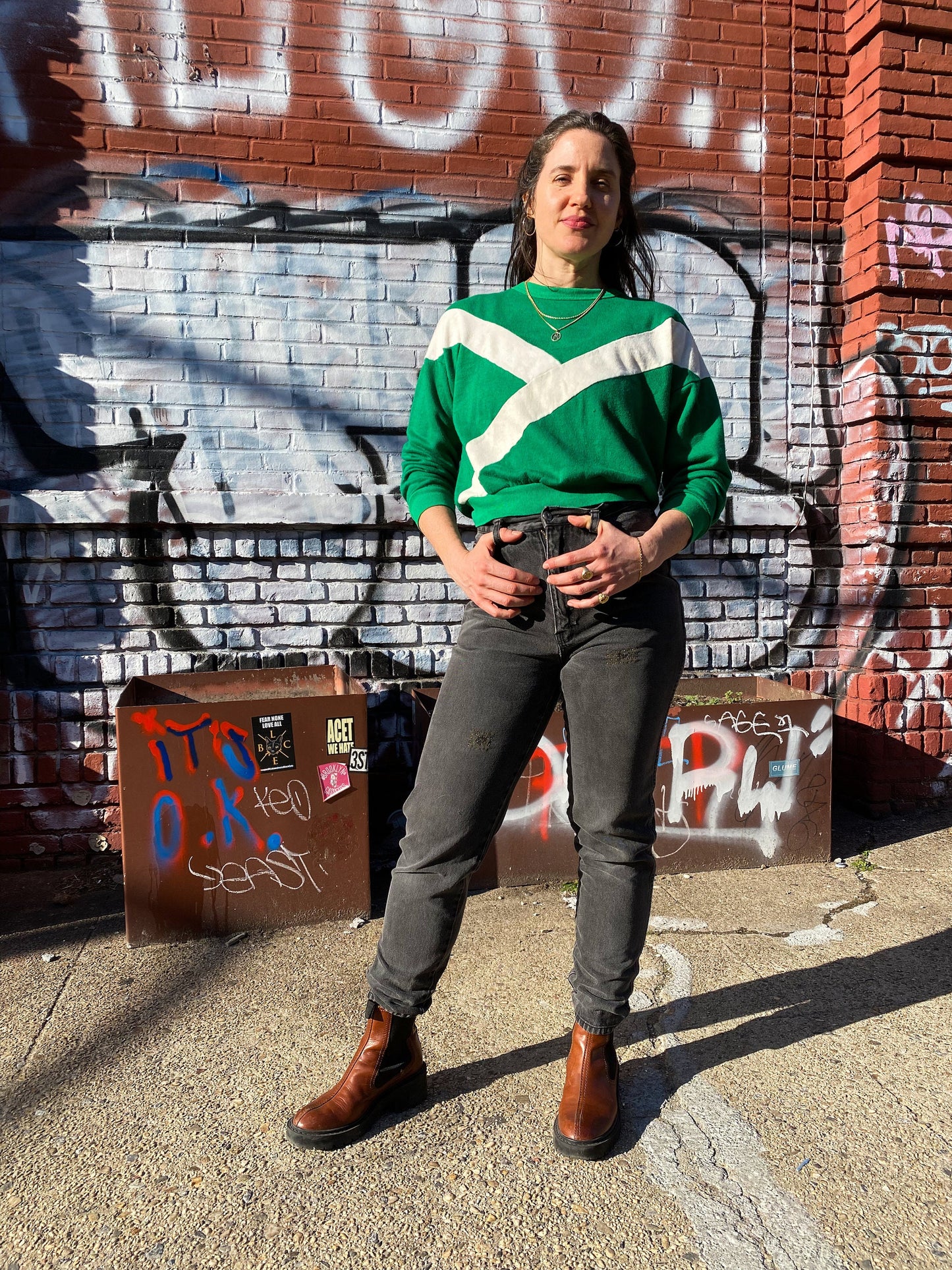 Faded & Busted Black 80s 90s Jeans | W28