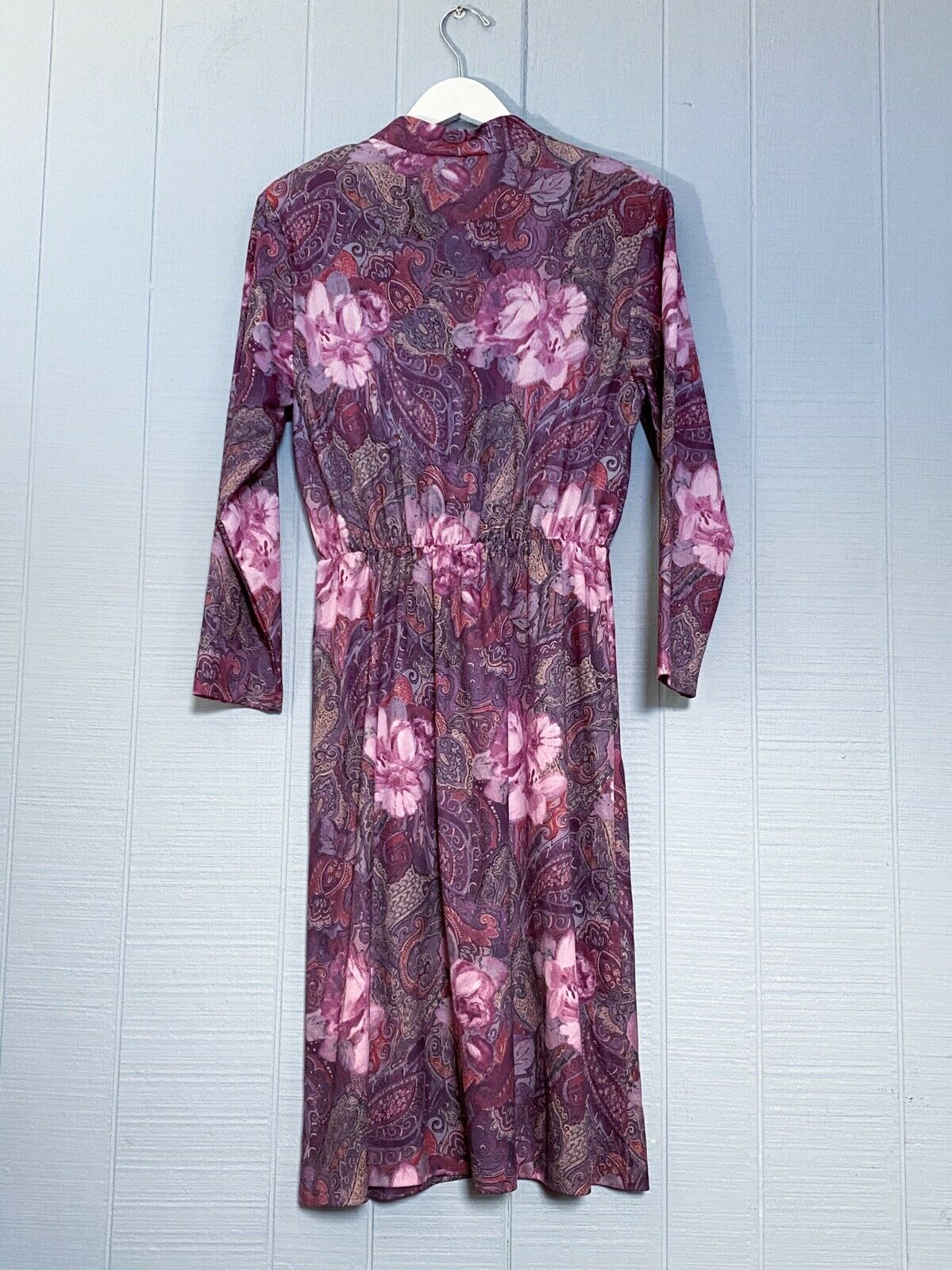 80’s Rose Floral Paisley Dress | M