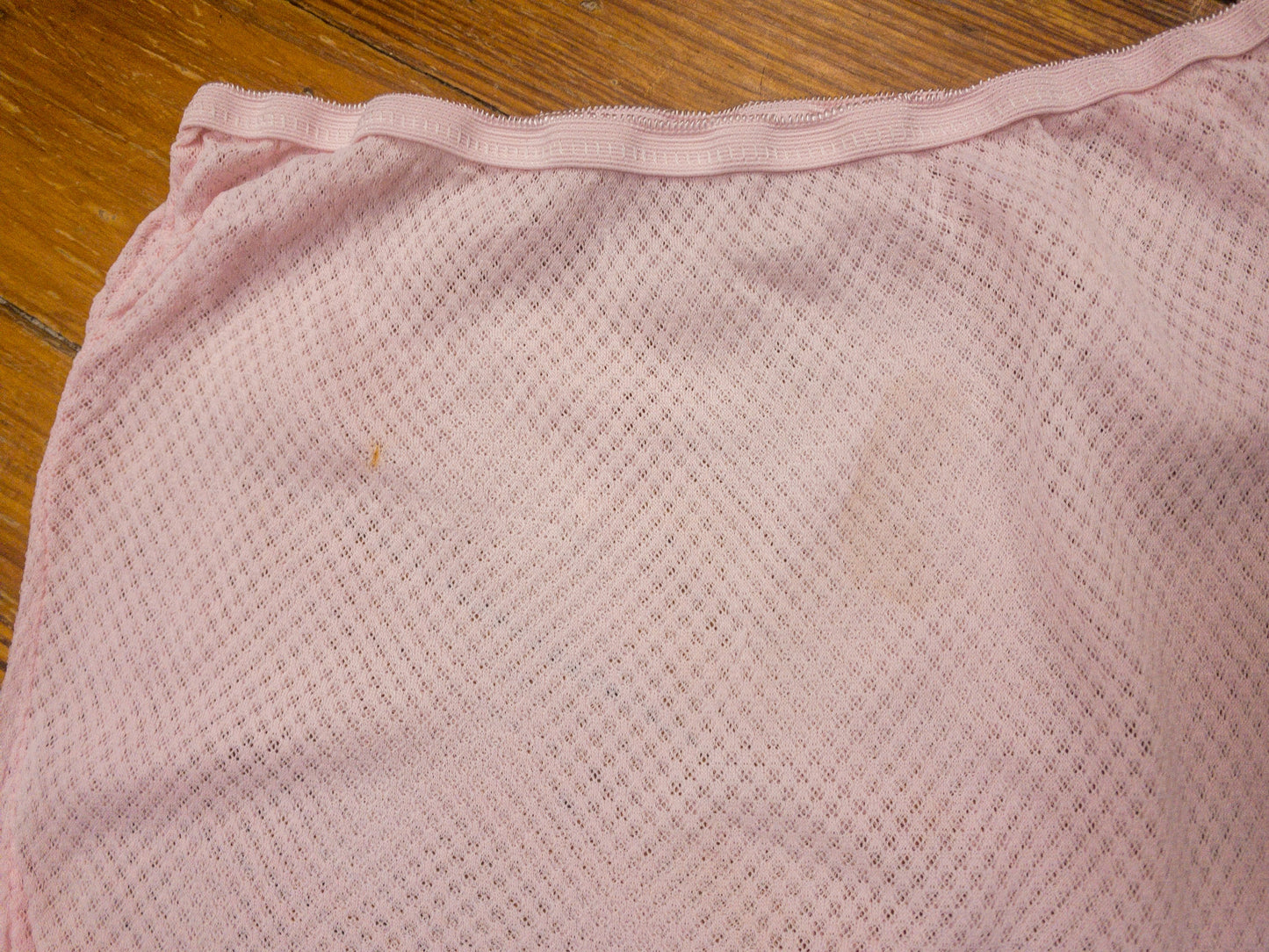 60's Baby Pink Eyelet High Waist Underwear