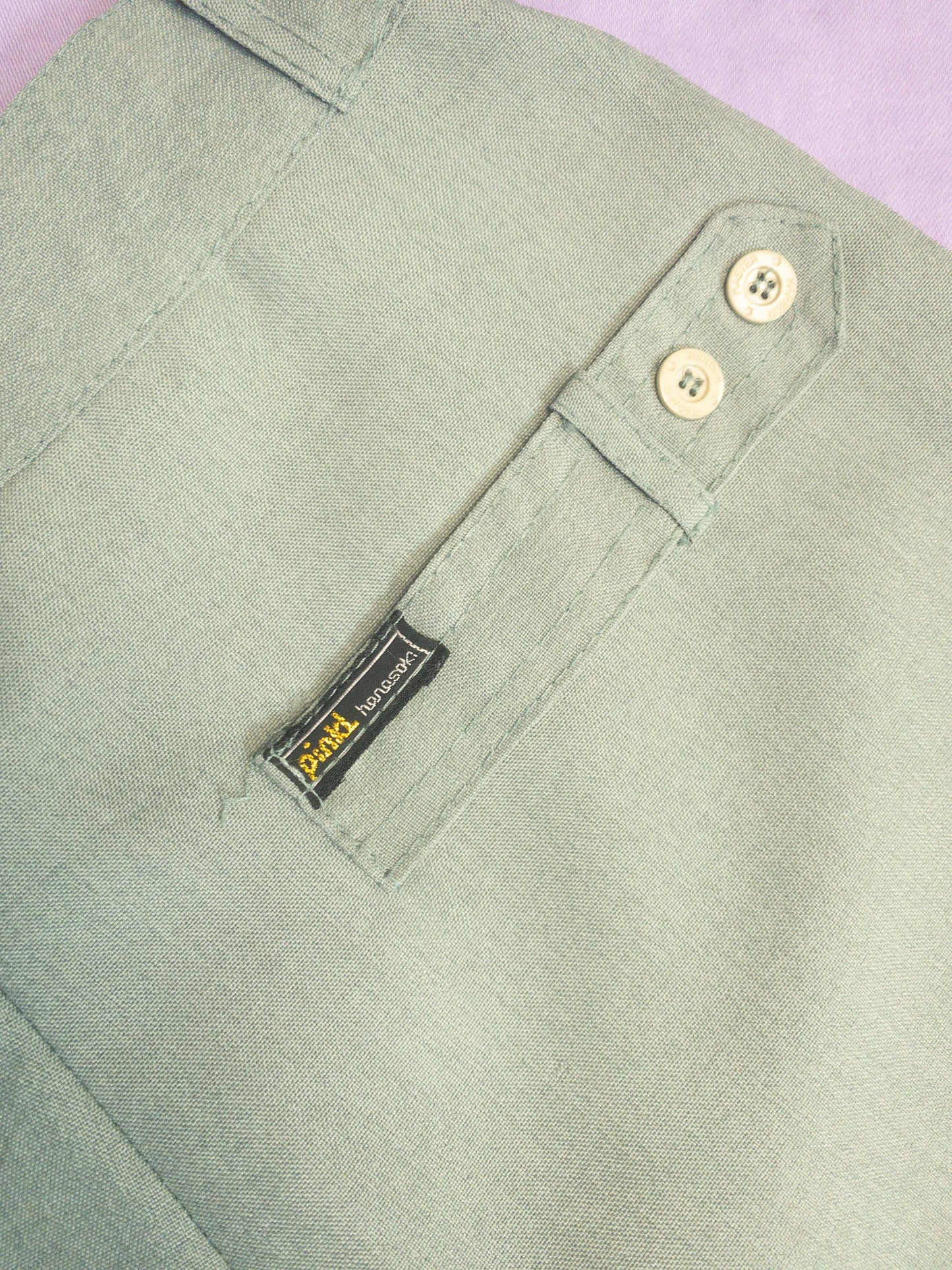 70's Seafoam Green Short | 24"
