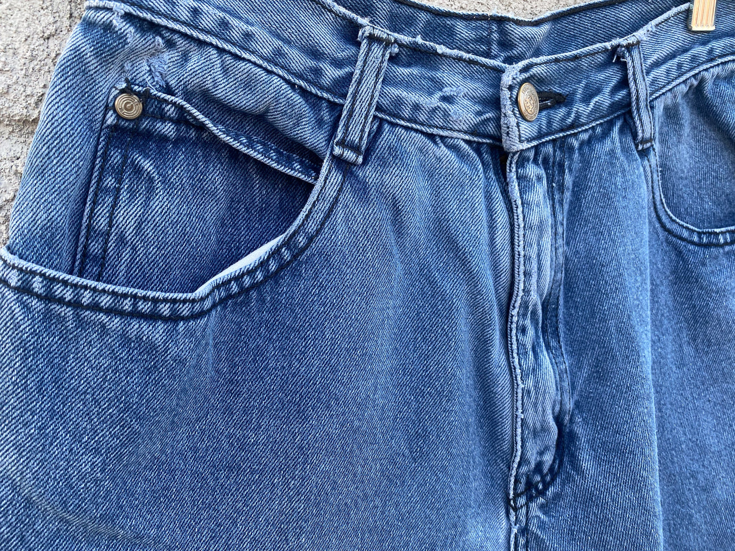 80's 90's Gitano Mid Blue Jeans | 27" x 25"