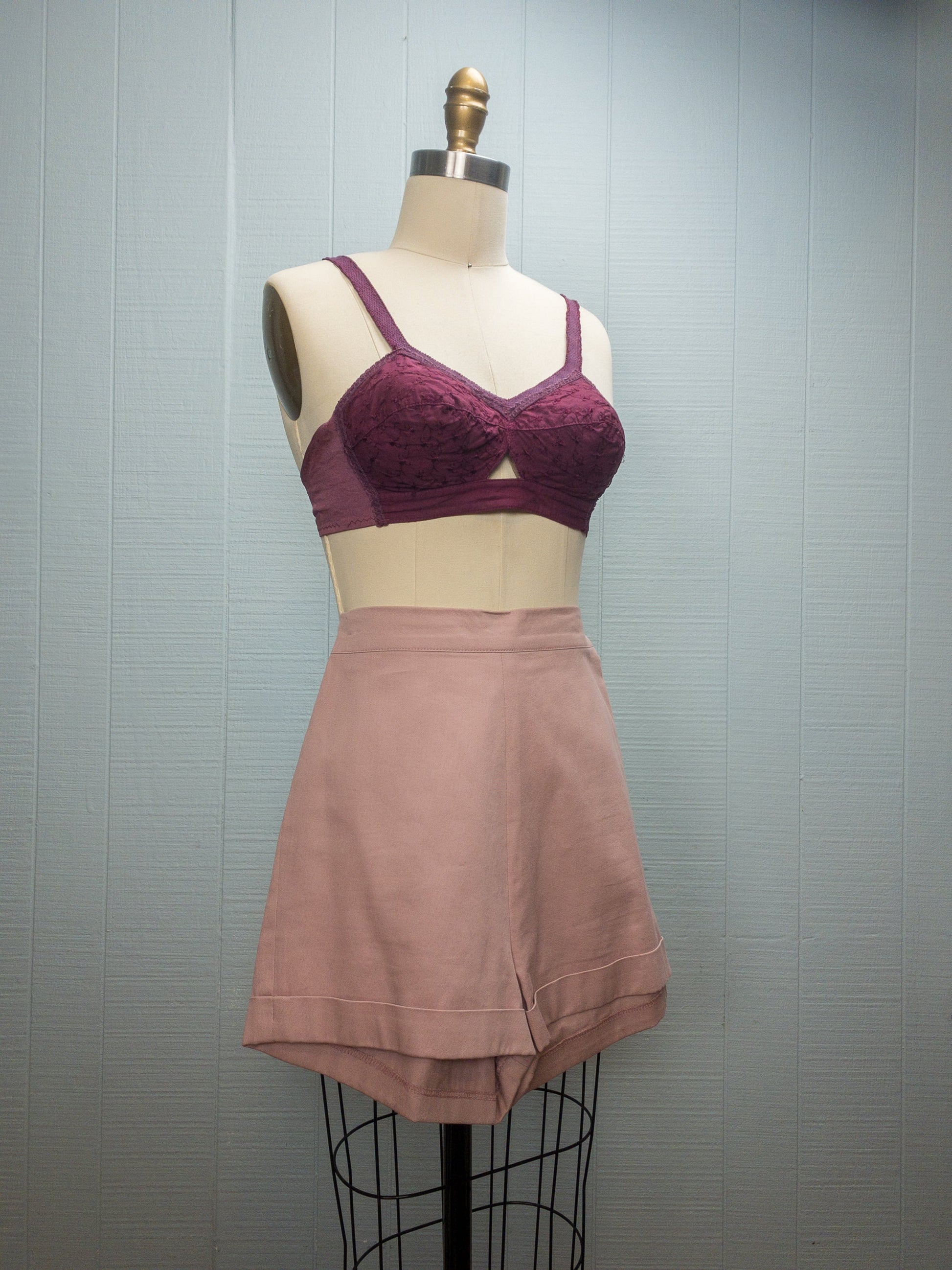 50's 60's Wine Red Bullet Bra – Puck Vintage