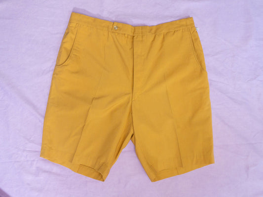 60's Mustard Yellow Swim Trunks | L/XL