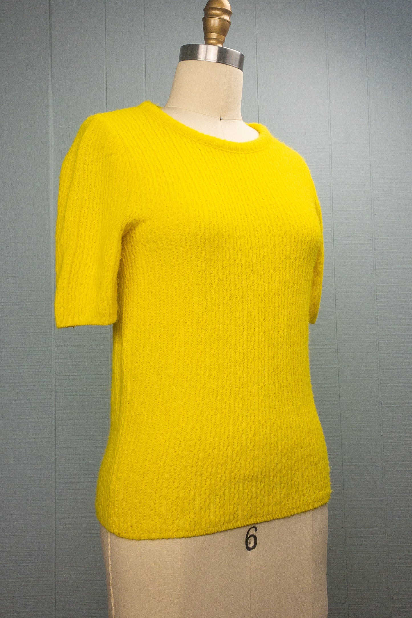 60's Canary Yellow Sweater | XS/S
