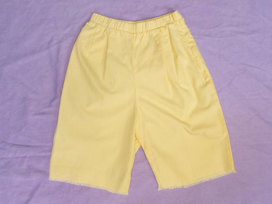 80's High Waist Yellow Short | XXS